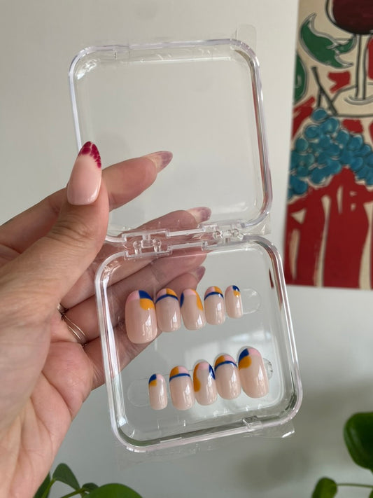 Press-on nails Sunset Pop