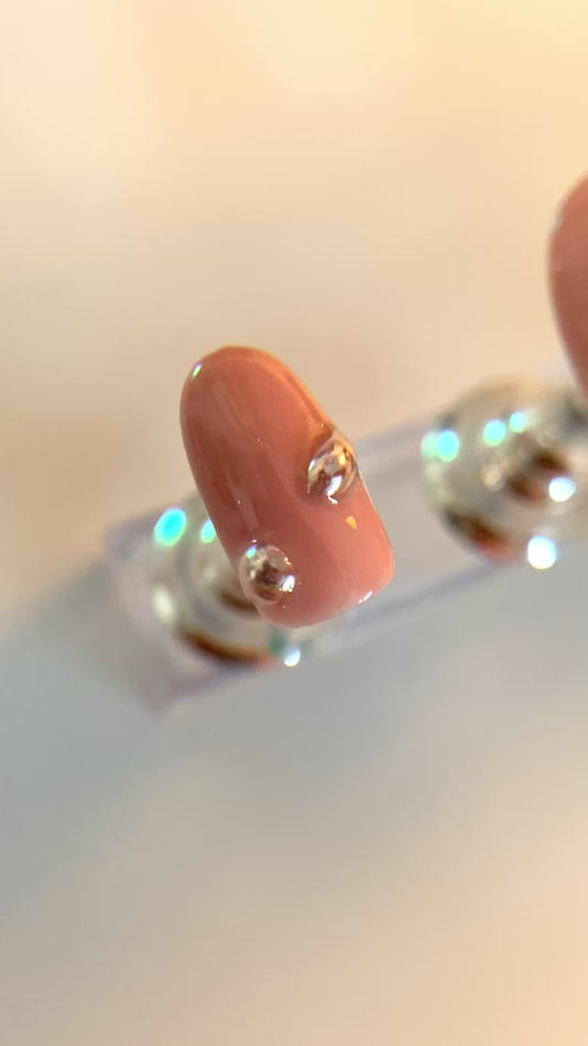 Press-on nails Boule d’Argent